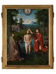 The Baptism of Christ, c.1502-08 (olja på panel)