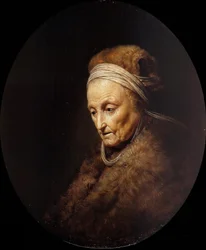 Porträtt av Rembrandts mor
