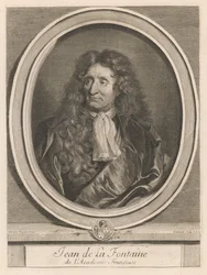 Jean de La Fontaine, ur boken Les hommes illustres..., vol. I, av Charles Perrault