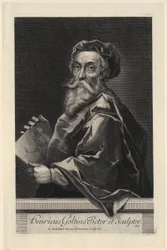 Porträtt av Hendrick Goltzius