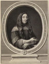 Porträtt av Madeleine de Lamoignon