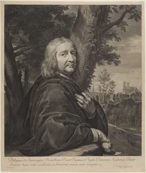 Självporträtt av Philippe de Champaigne     (Robert-Dumesnil VII, 239, nr 164, version II)