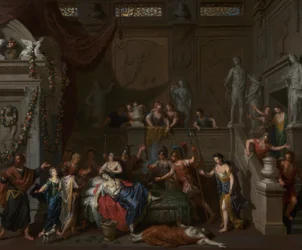 The Death of Cleopatra, ca 1700-10 (olja på duk)