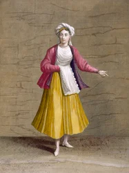 Flicka från St. John of Patmos, pub. C1707.