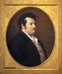 Porträtt av unga Balzac (Honore de Balzac