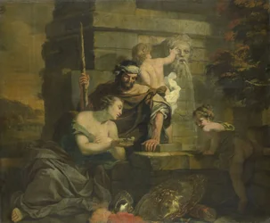 Granida och Daiphilo, ca 1665-1668 (olja på duk)