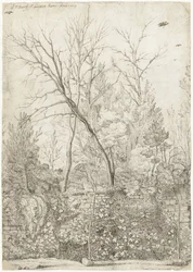 Garden of the Villa Madama, utanför Rom