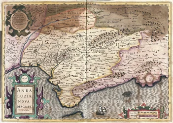 Andalusien, Spanien (gravyr