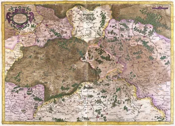 Tyskland, Tjeckoslovakien och Polen (gravyr