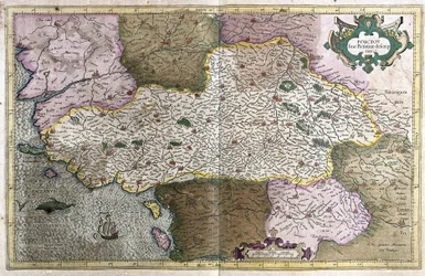 Poitou, Frankrike (gravyr