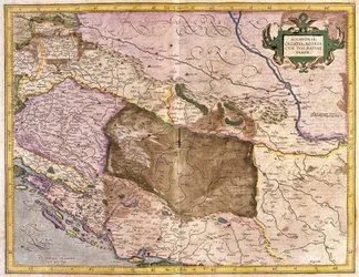 Sclavonia, Kroatien, Bosnien och Dalmatien (gravyr
