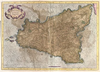 Sicilien, Italien (gravyr