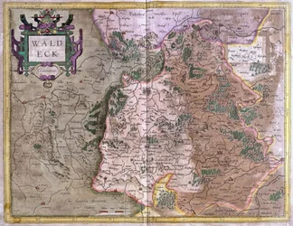 Waldeck (Hessen), Tyskland (gravyr