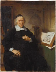 Porträtt av Isaac Commelin