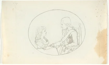 Kronprins Frederik med kronprinsen (Chr. VIII)