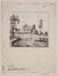 Landskap med gästgiveri