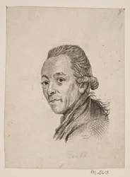 Porträtt av målaren A. Graff