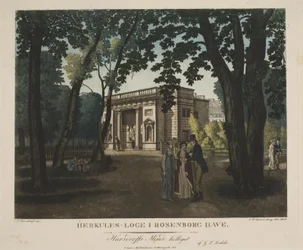 Herkuleslogen i Rosenborgs trädgård