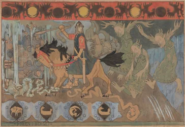 Dörren i berget, 1895.
