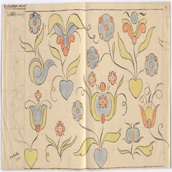 Oslo konsthantverksmuseum: Sal I (mot gatan). Blad nr 11