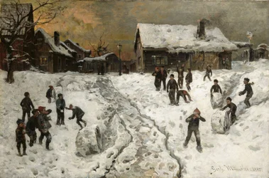Snöbollskastning
