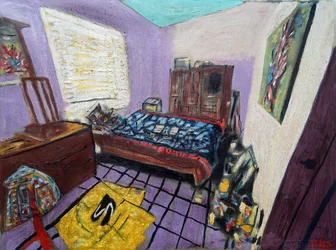 Art Crib, 2024 (olja på duk)