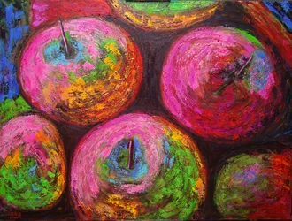Candy Apples, 2021 (olja på duk)