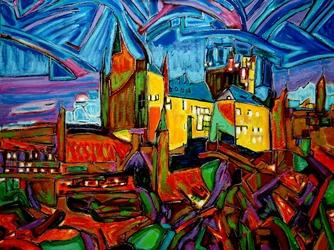 Magic Castle, 2022 (olja på duk)