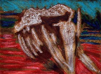 Whale Skeleton,2019 (olja på duk)