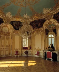 Interiörarkitektur: prinsessan de Soubises lägenhet, utförd av arkitekten Germain Boffrand (1667-1754) i Paris.