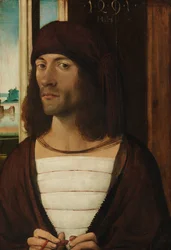 Porträtt av en man, 1491.