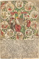 Madonna med rosenkransen