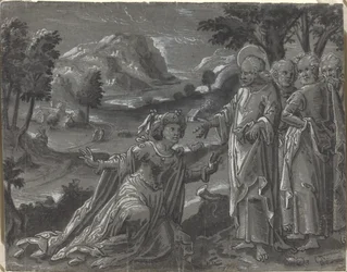 Kristus och äktenskapsbrytaren [recto]