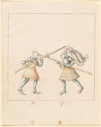 Freydal, The Book of Jousts and Tournament of Emperor Maximilian I: Combats on Foot (Jousts) (Volume III): Plate 149