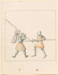 Freydal, The Book of Jousts and Tournament of Emperor Maximilian I: Combats on Foot (Jousts) (Volume III): Plate 147