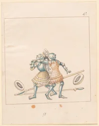 Freydal, The Book of Jousts and Tournament of Emperor Maximilian I: Combats on Foot (Jousts) (Volym III): Plate 152