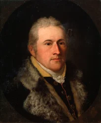 Porträtt av Clemens av Aachen.