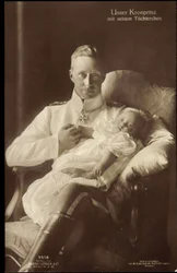 Kronprins Friedrich Wilhelm med dotter, Liersch 7518