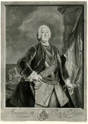 Augustus III (1696-1763) kung av Polen (fototyp)