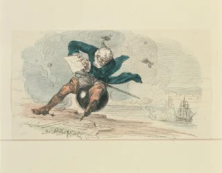 Baron Munchausen (färg litho)