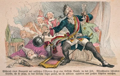 Baron Munchausen (färg litho)