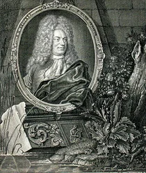 Barthold Heinrich Brockes (1680-1747) graverad av Wolffgang (gravyr)