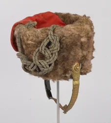 Busby, HKH Hertigen av Connaught, 3:e Zieten Hussars, tyska armén, före 1914. (busby)