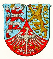 Hessen-Nassaus vapen, c.1898