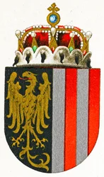 Oberösterreichs vapensköld, c.1898