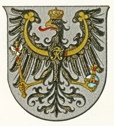 Vapensköld för Kungariket Preussen och senare provinsen Ostpreussen, ca 1898