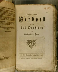 Arbetsordning från 1776 (tryck ut)