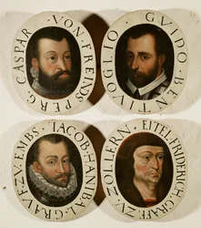 Befälhavare i trettioåriga kriget, Caspar von Freindsperg, Guido Bentivoglio, Jacob Hanibal greve Embs ...