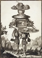 Kostym för en konditor, pub. av Gerard Valck (16512-1726) c.1690