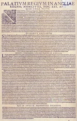 Beskrivning av Palace of Nonesuch, engelska människor, deras utseende och seder, sätt att sälja fisk i England och beskrivning av lärlingssystemet, 1598 (tryckt papper) (se även 3
